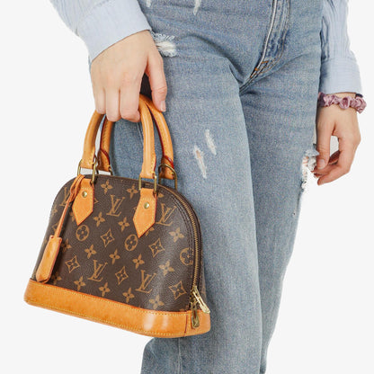 Louis Vuitton Alma BB Handtasche aus Monogram Canvas