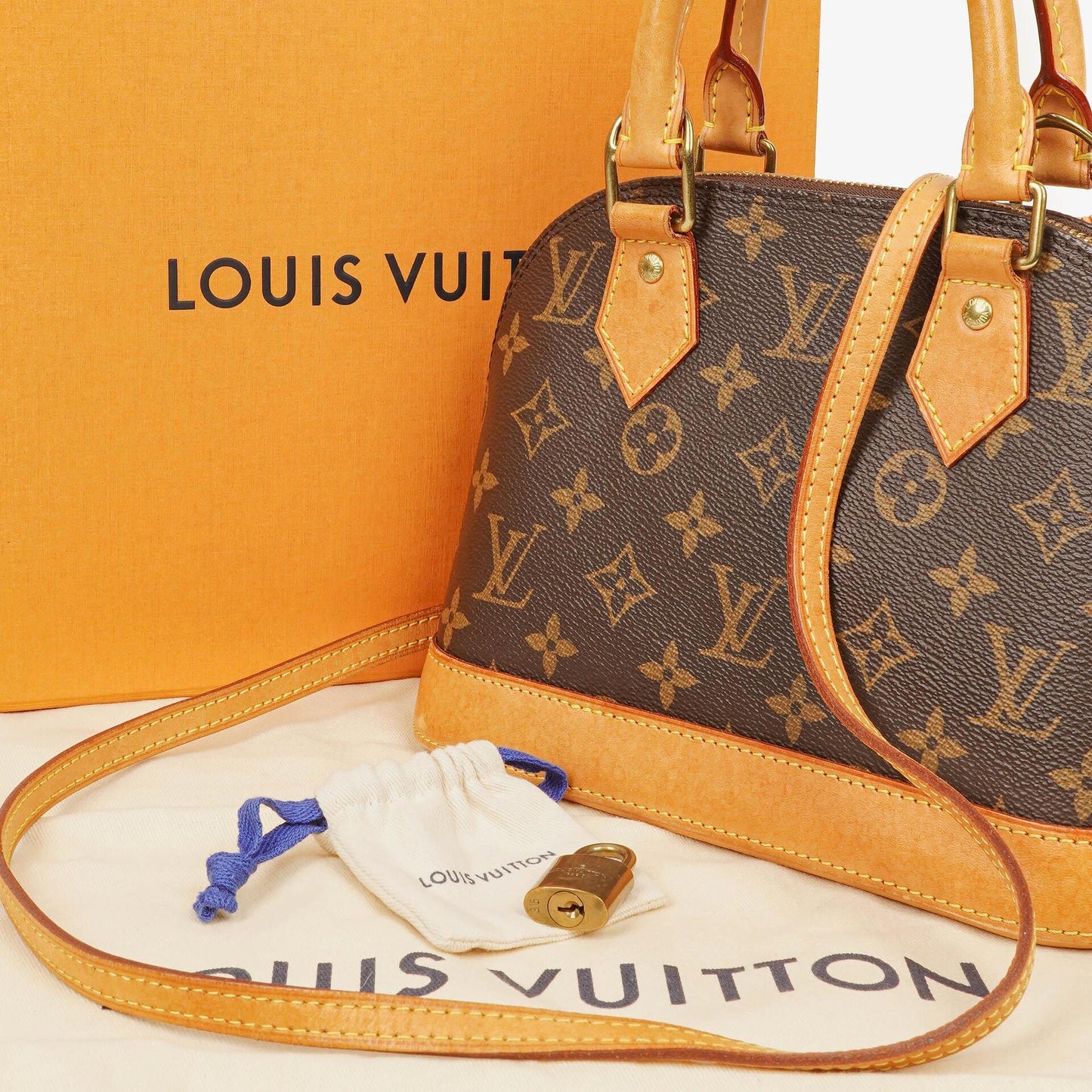 Louis Vuitton Alma BB Handtasche aus Monogram Canvas