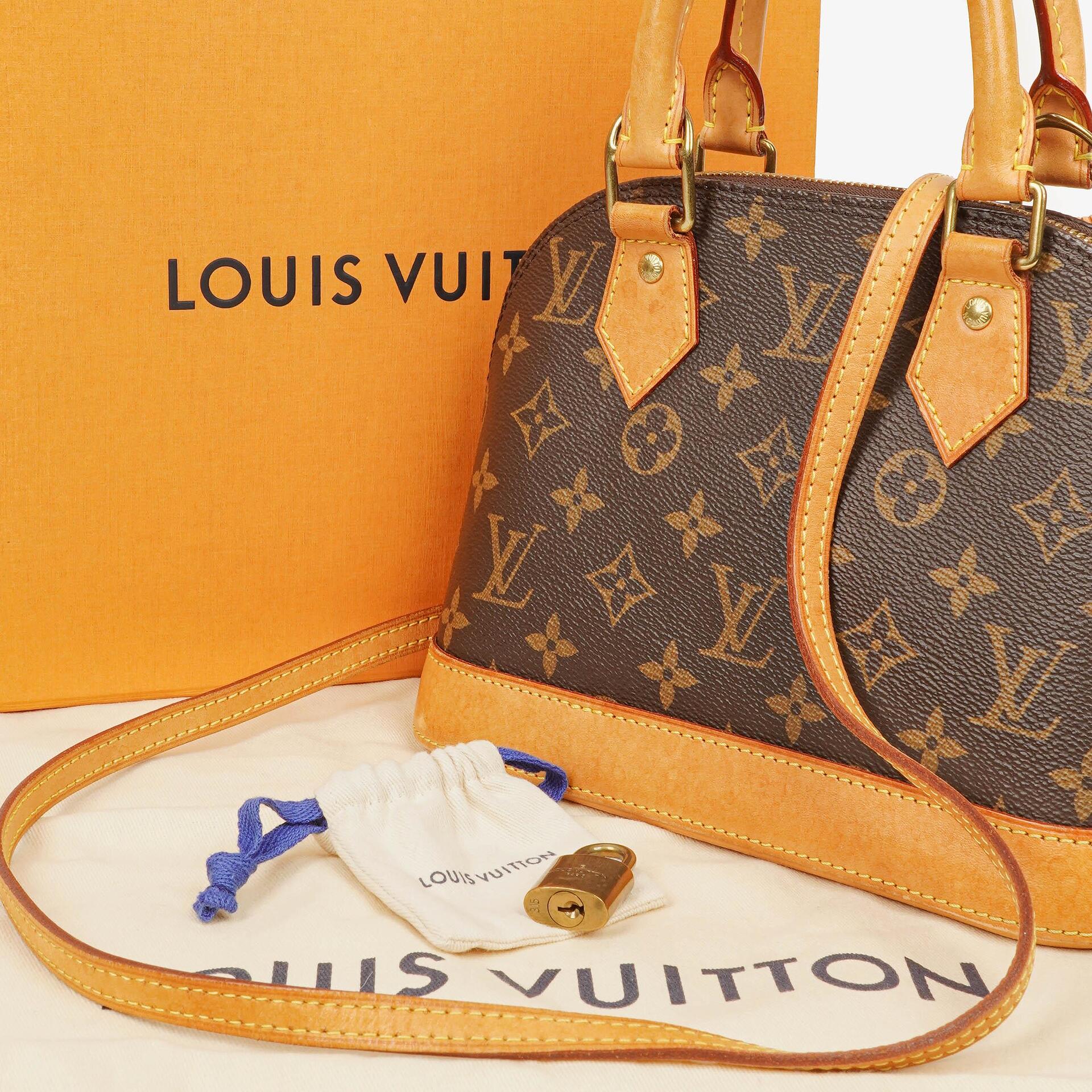 Louis Vuitton Alma BB Handtasche aus Monogram Canvas