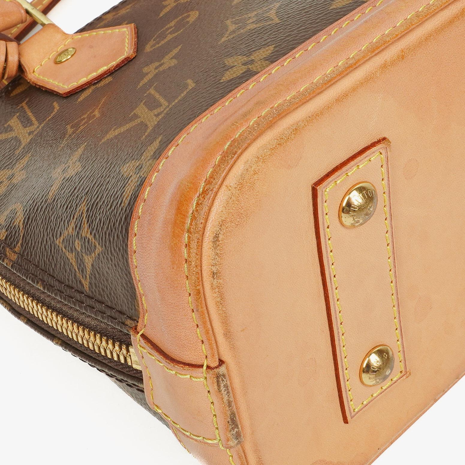 Louis Vuitton Alma BB Handtasche aus Monogram Canvas