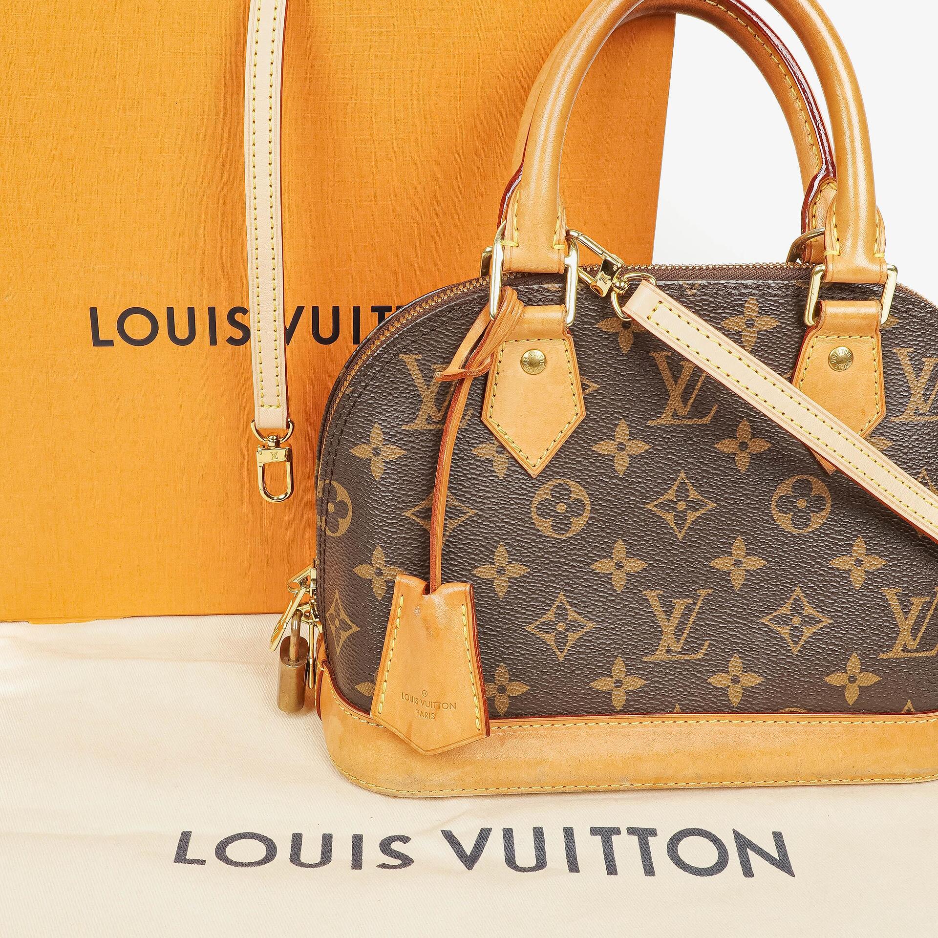 Louis Vuitton Alma BB Handtasche aus Monogram Canvas