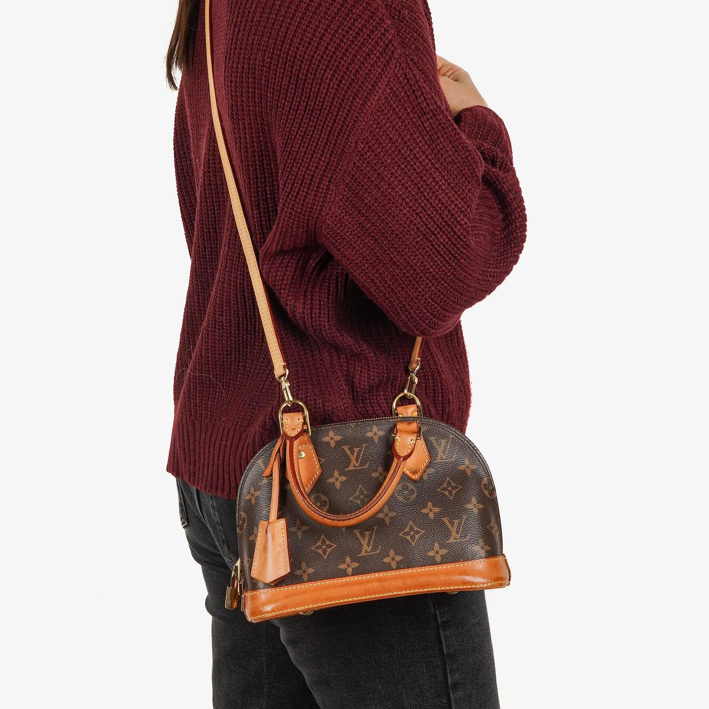 Louis Vuitton Alma BB Handtasche aus Monogram Canvas