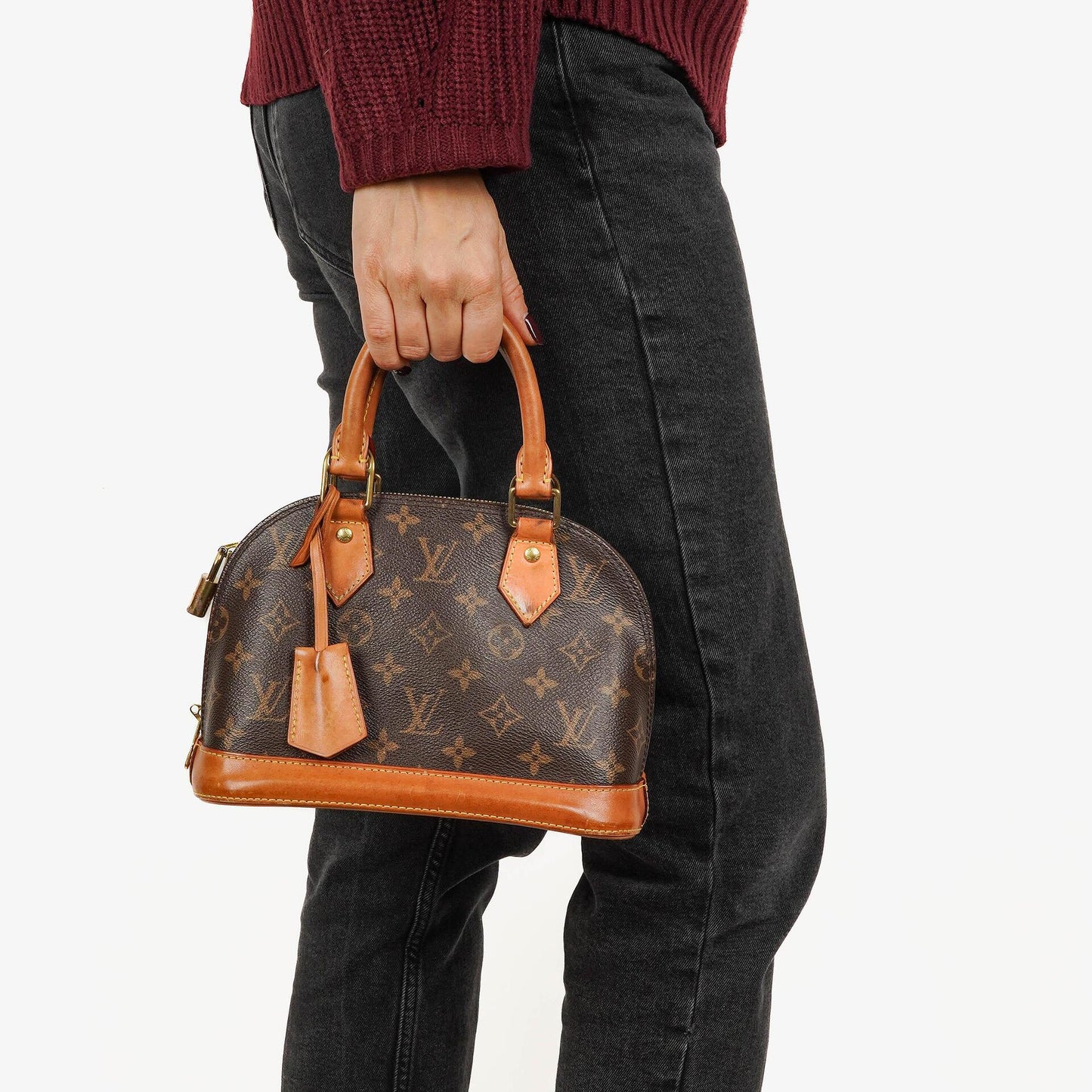 Louis Vuitton Alma BB Handtasche aus Monogram Canvas