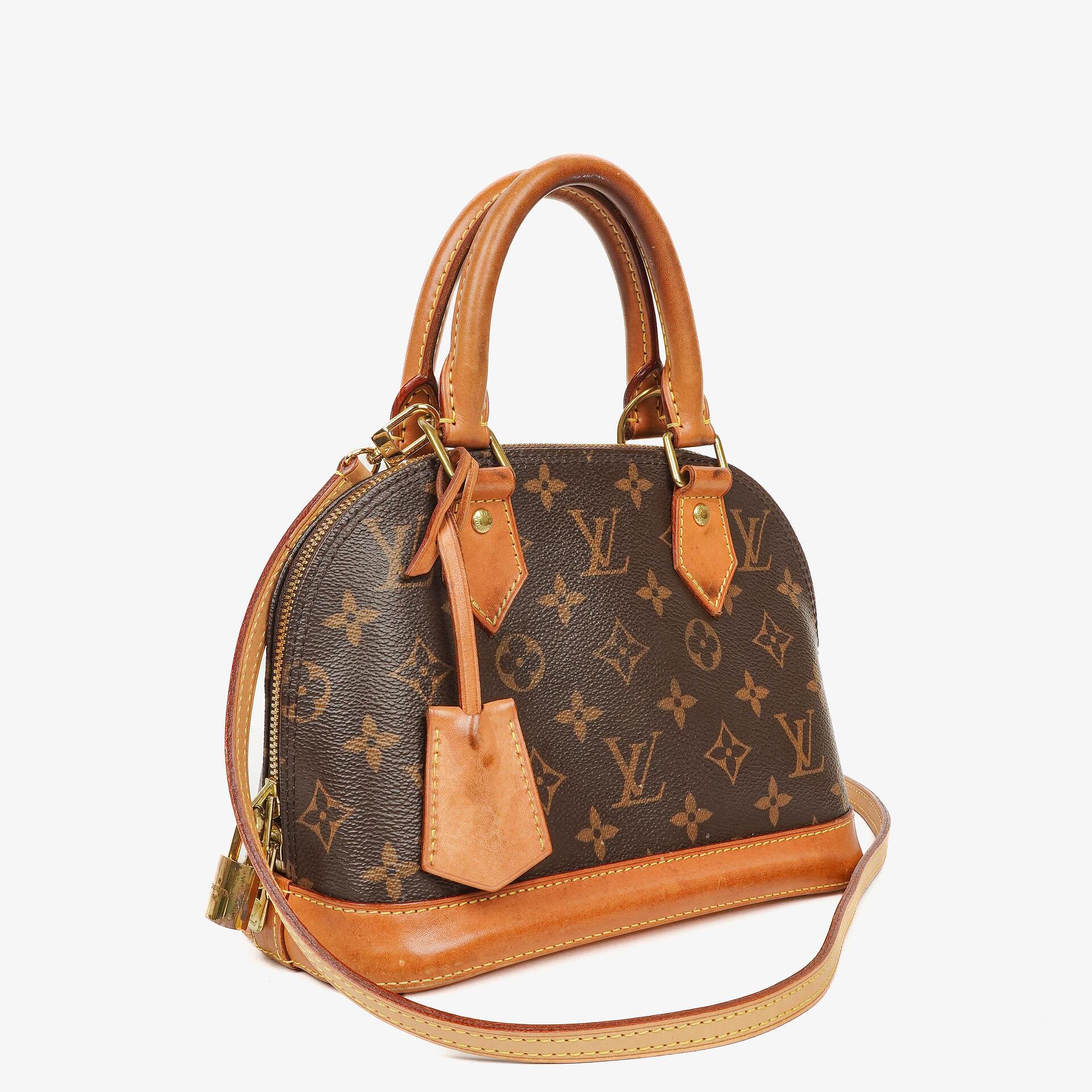 Louis Vuitton Alma BB Handtasche aus Monogram Canvas
