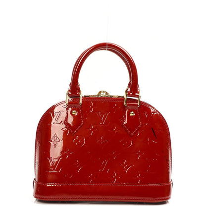 Louis Vuitton Alma BB Pomme D'Amour Monogram Vernis Leder Handtasche