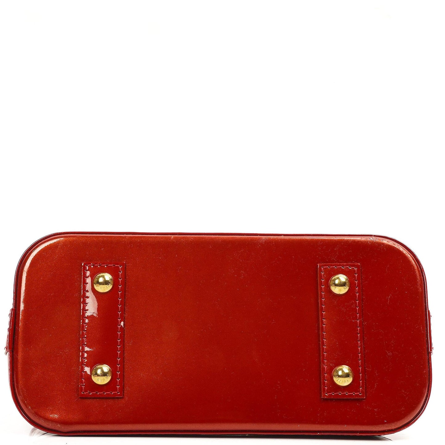 Louis Vuitton Alma BB Pomme D'Amour Monogram Vernis Leder Handtasche