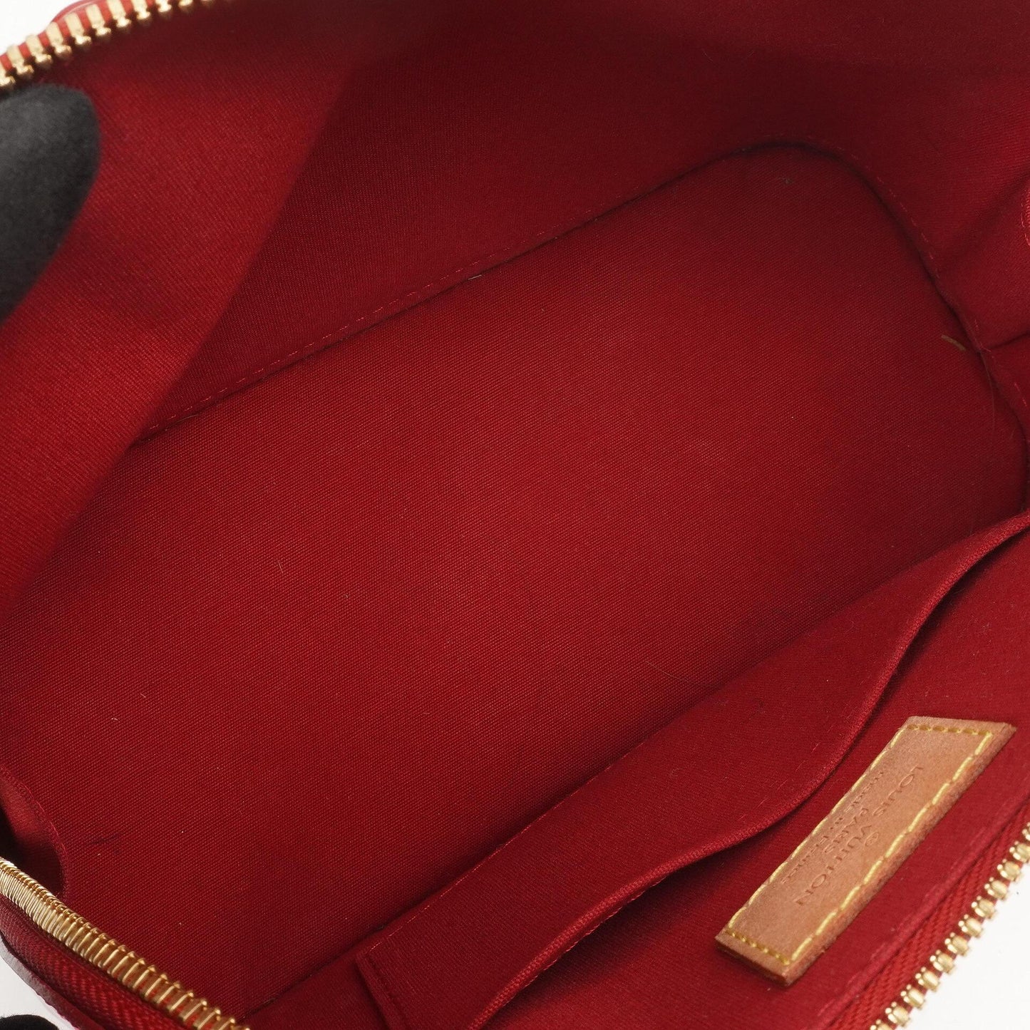 Louis Vuitton Alma BB Pomme D'Amour Monogram Vernis Leder Handtasche