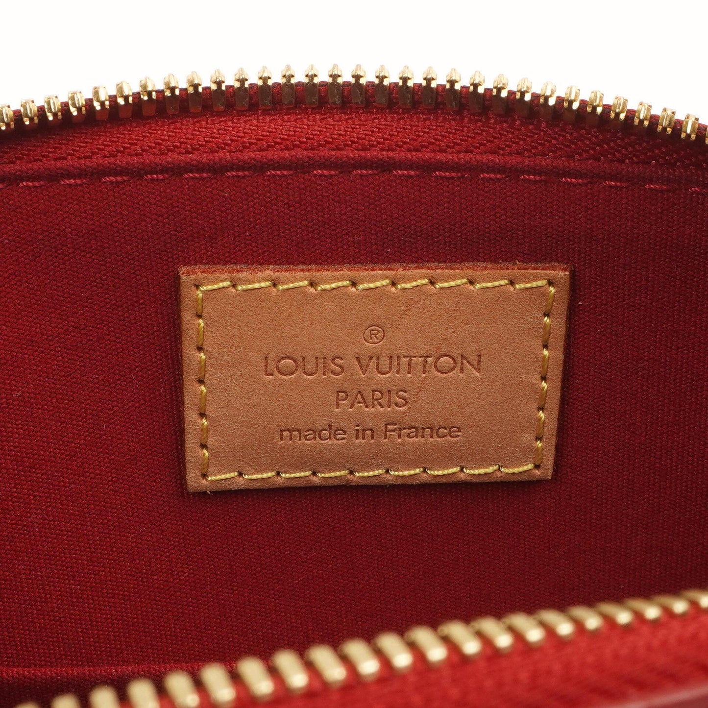 Louis Vuitton Alma BB Pomme D'Amour Monogram Vernis Leder Handtasche