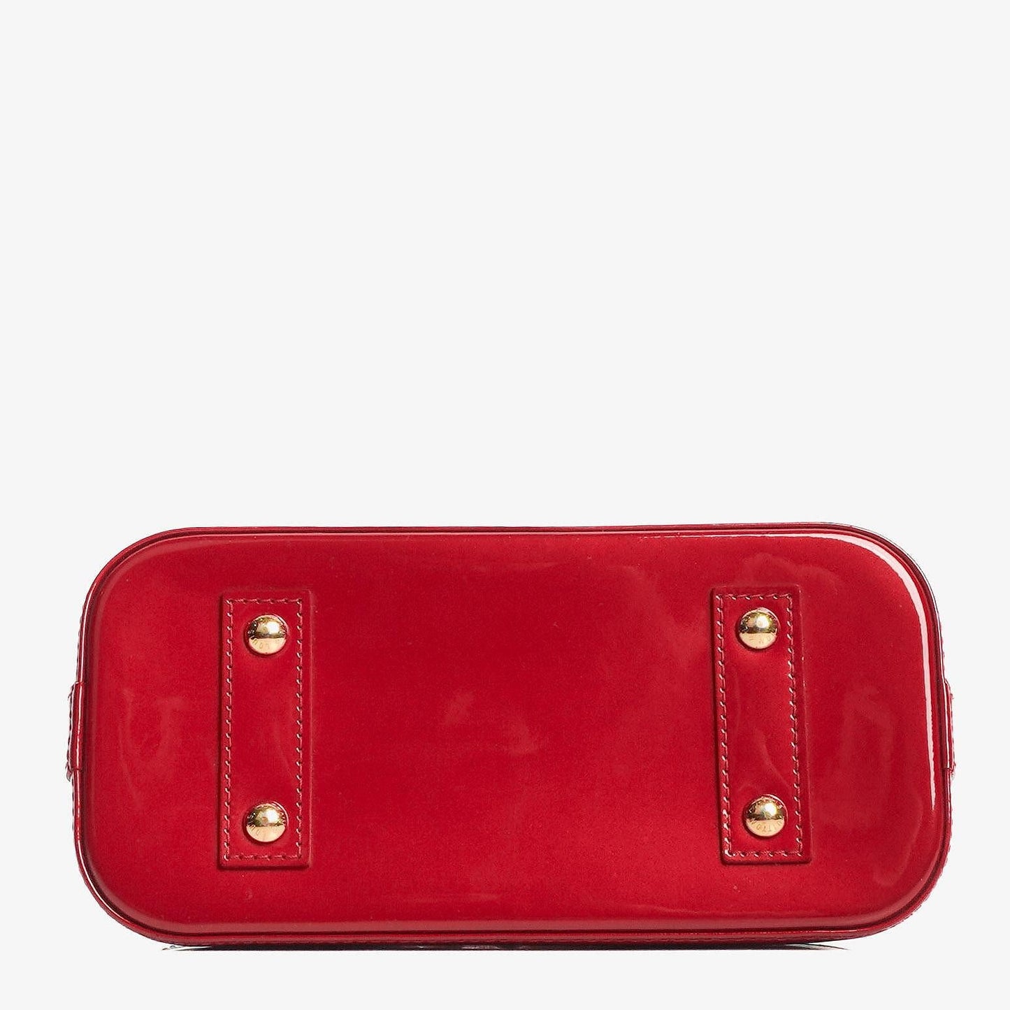 Louis Vuitton Alma BB Handtasche aus Pomme D'Amour Monogram Vernis Leder