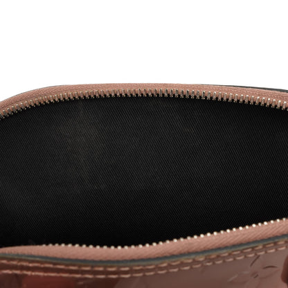 Louis Vuitton Alma BB Rose Cuivre Monogram Vernis Leder Handtasche