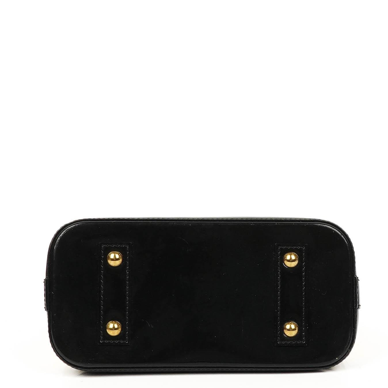 Louis Vuitton Alma BB Sticker Monogram Vernis Leder Handtasche