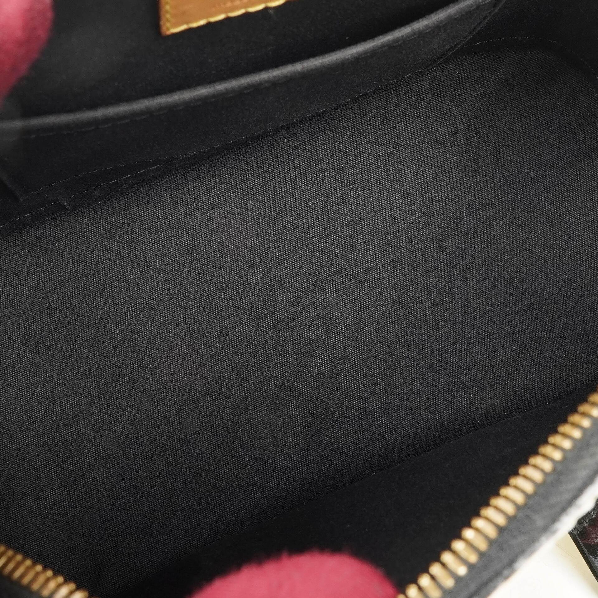 Louis Vuitton Alma BB Sticker Monogram Vernis Leder Handtasche