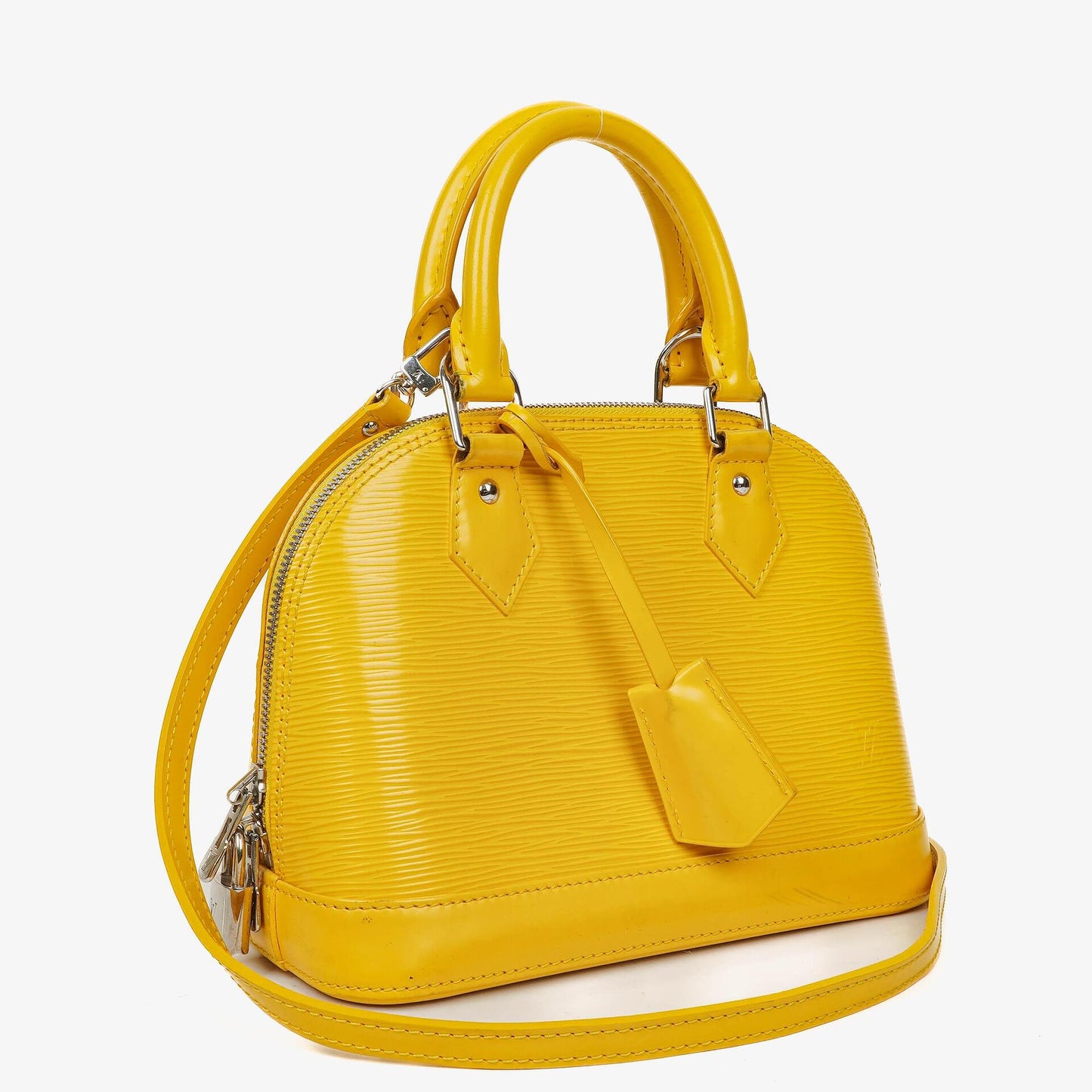 Louis Vuitton Alma BB Handtasche aus gelbem Epi-Leder