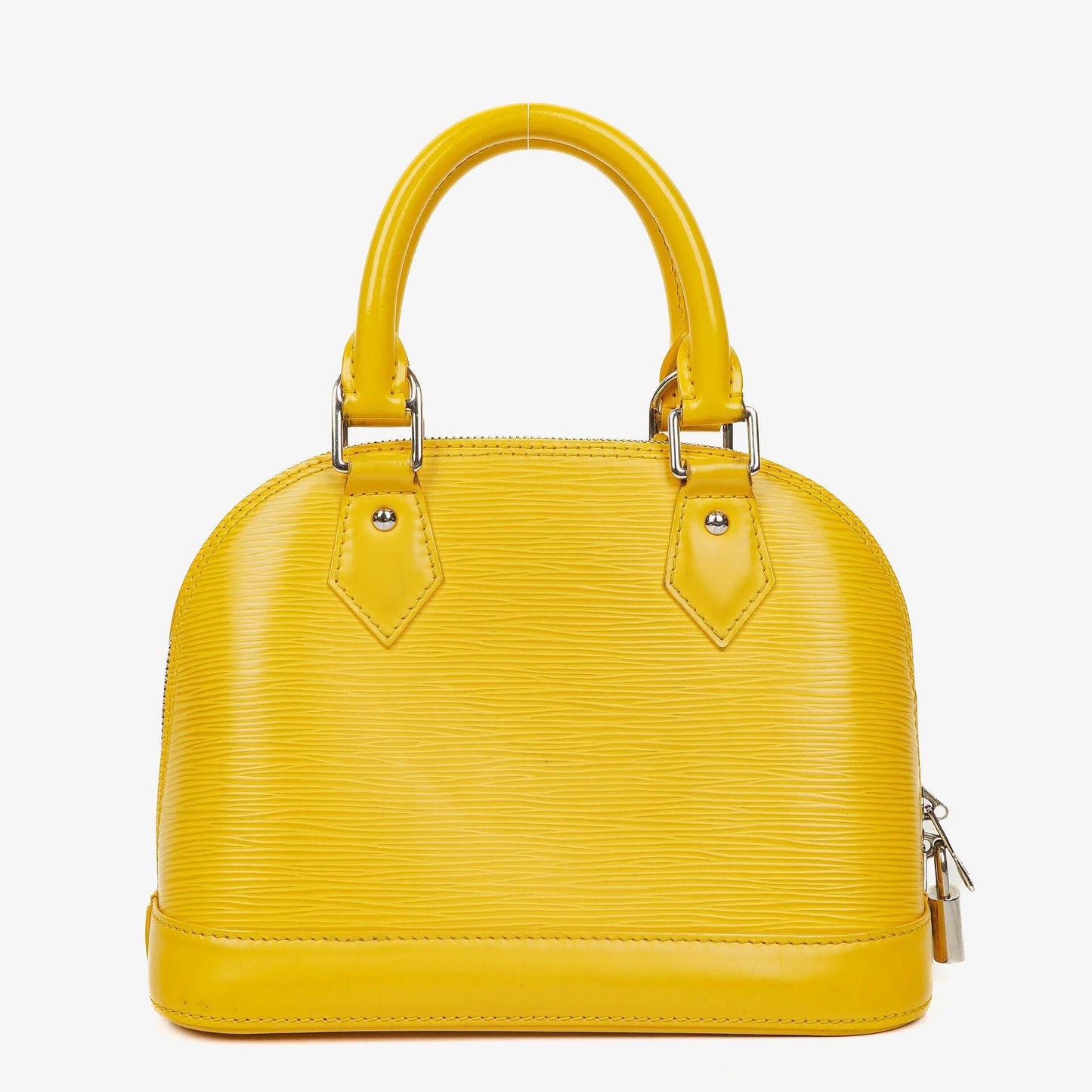 Louis Vuitton Alma BB Handtasche aus gelbem Epi-Leder