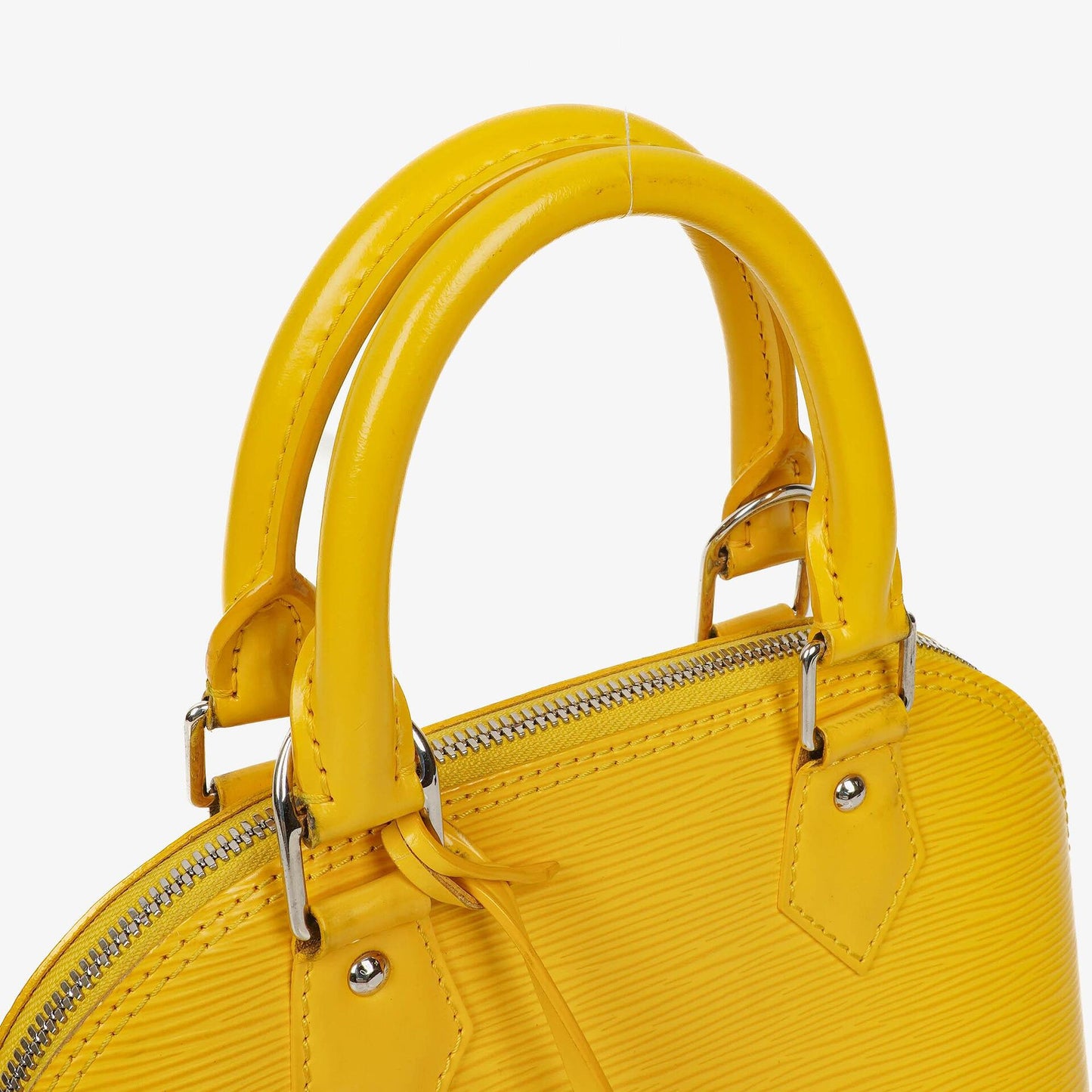 Louis Vuitton Alma BB Handtasche aus gelbem Epi-Leder