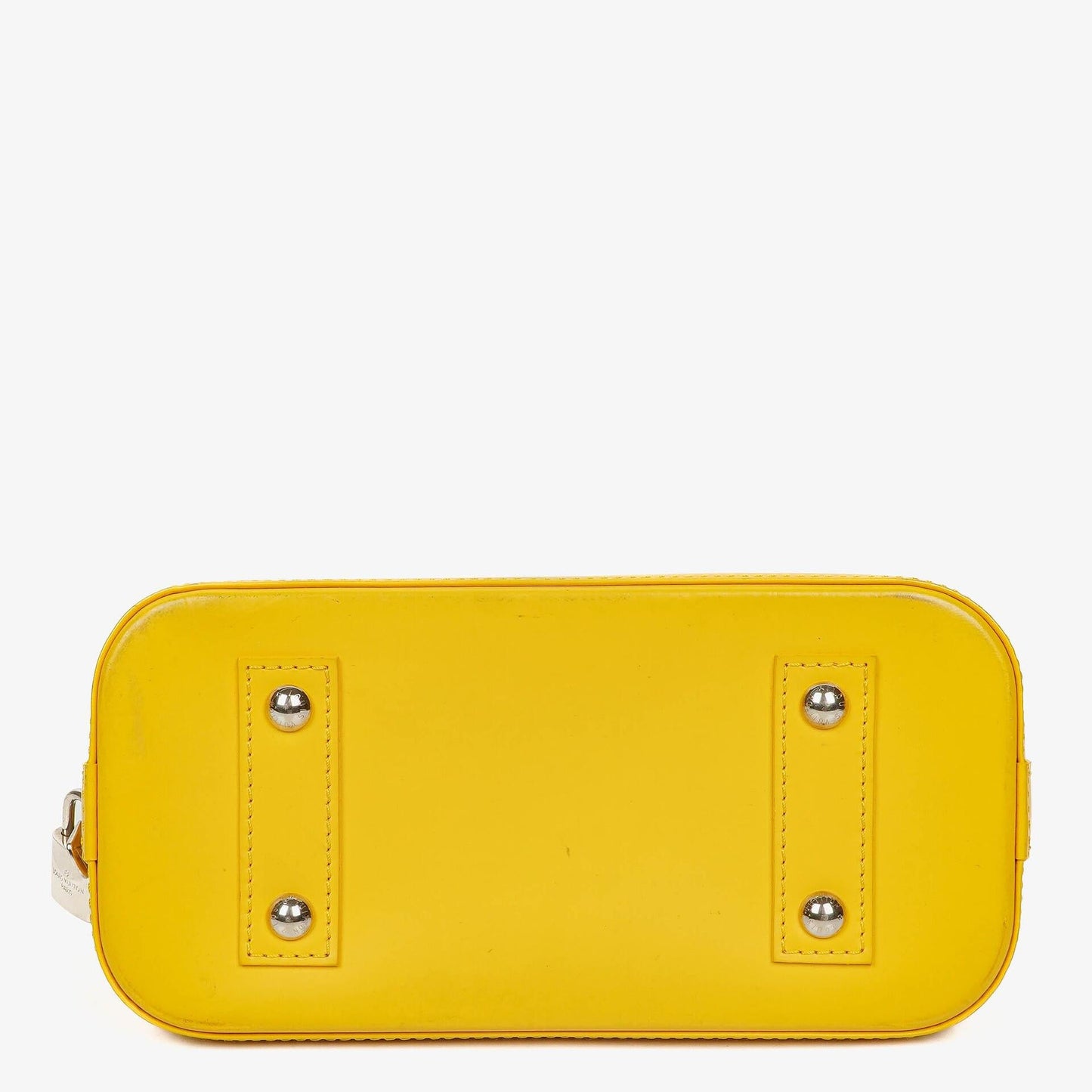 Louis Vuitton Alma BB Handtasche aus gelbem Epi-Leder