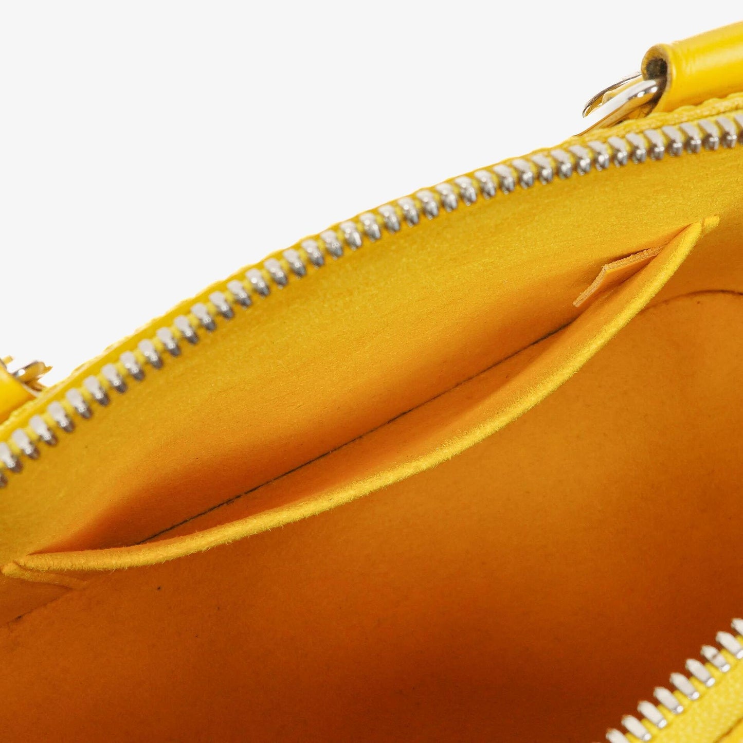 Louis Vuitton Alma BB Handtasche aus gelbem Epi-Leder