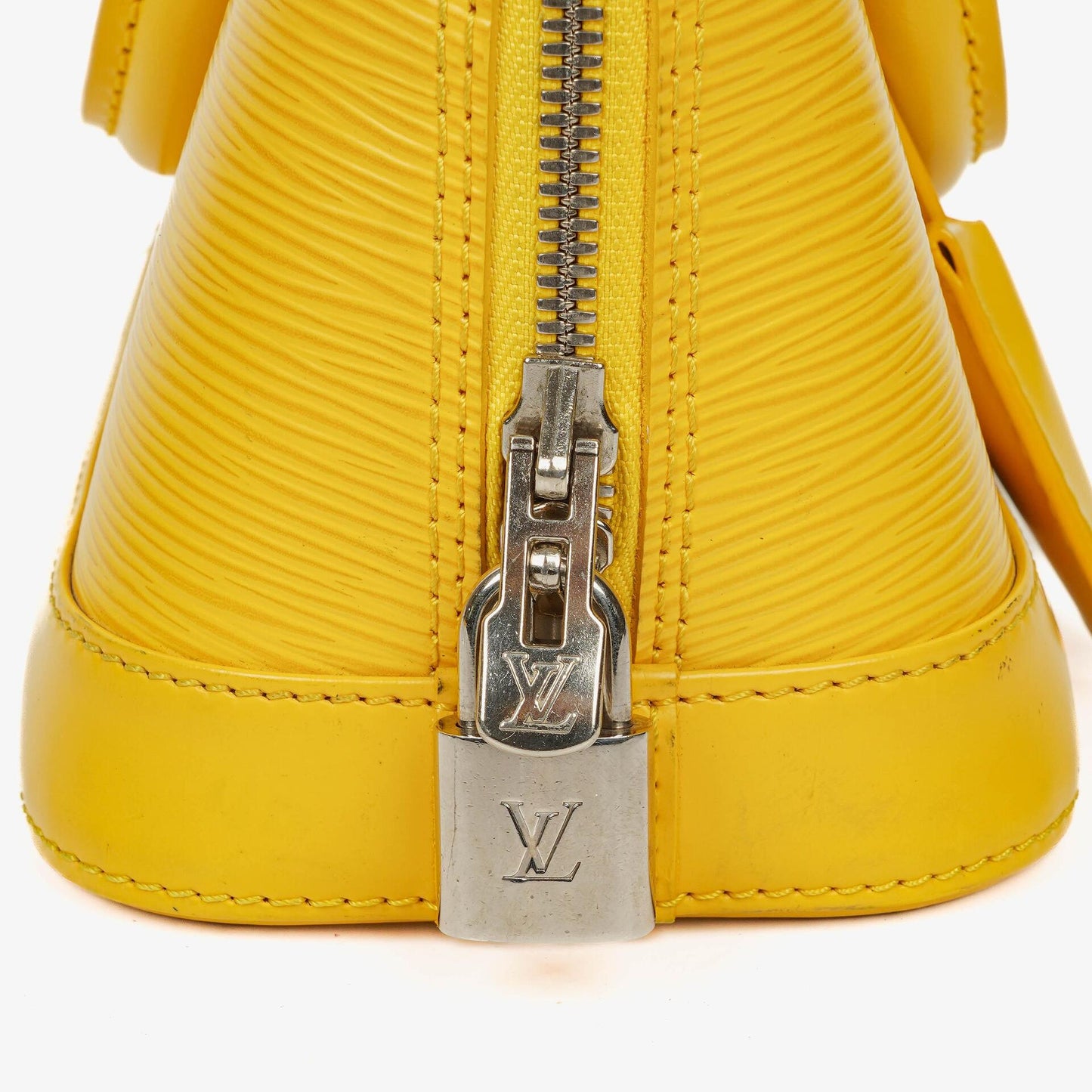 Louis Vuitton Alma BB Handtasche aus gelbem Epi-Leder