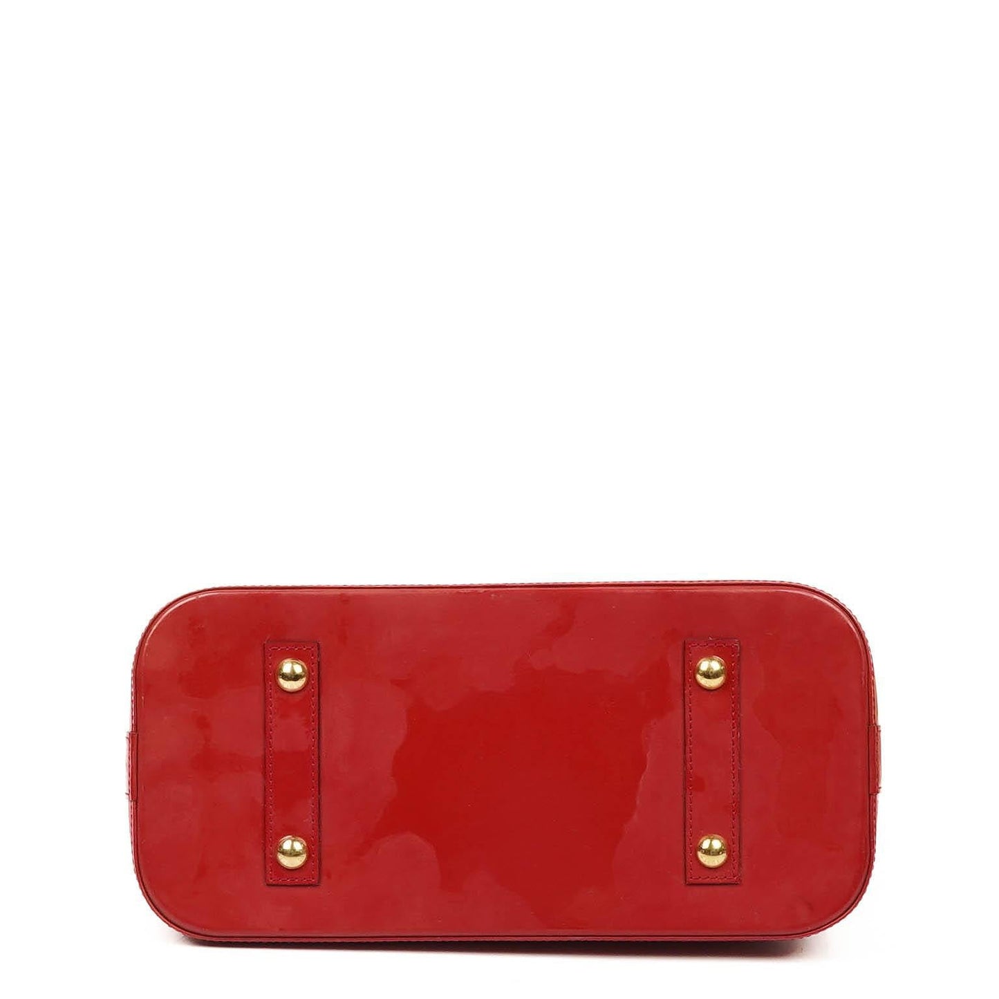 Louis Vuitton Alma MM Rose Indien Monogram Vernis Leder Tasche