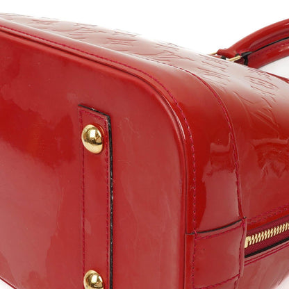 Louis Vuitton Alma MM Rose Indien Monogram Vernis Leder Tasche