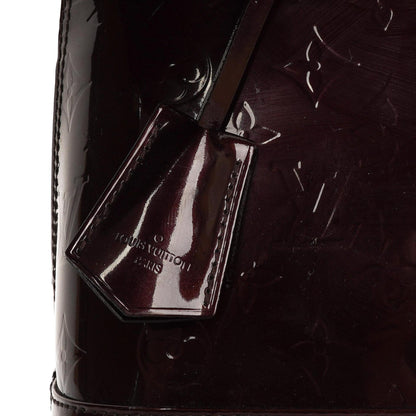 Louis Vuitton Alma PM Amarante Monogram Vernis Leder Handtasche Gut