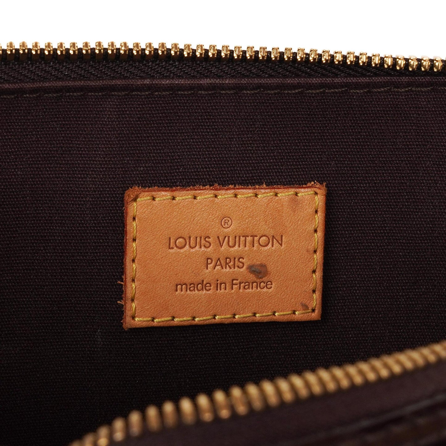 Louis Vuitton Alma PM Amarante Monogram Vernis Leder Handtasche Gut