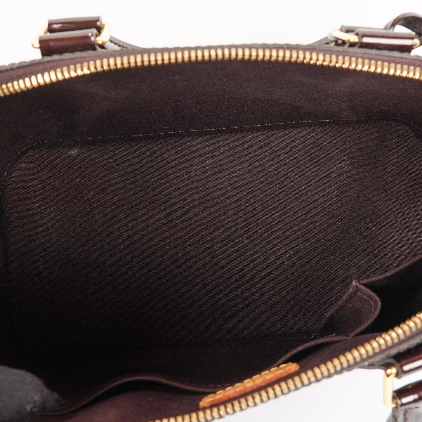 Louis Vuitton Alma PM Amarante Monogram Vernis Leder Handtasche Gut