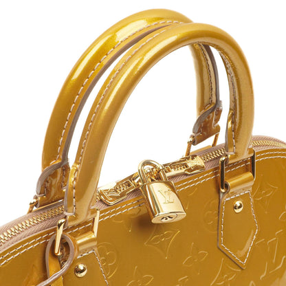 Louis Vuitton Alma PM Beige Poudre Monogram Vernis Leder Tasche