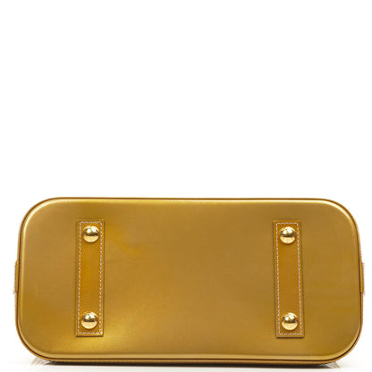 Louis Vuitton Alma PM Beige Poudre Monogram Vernis Leder Tasche