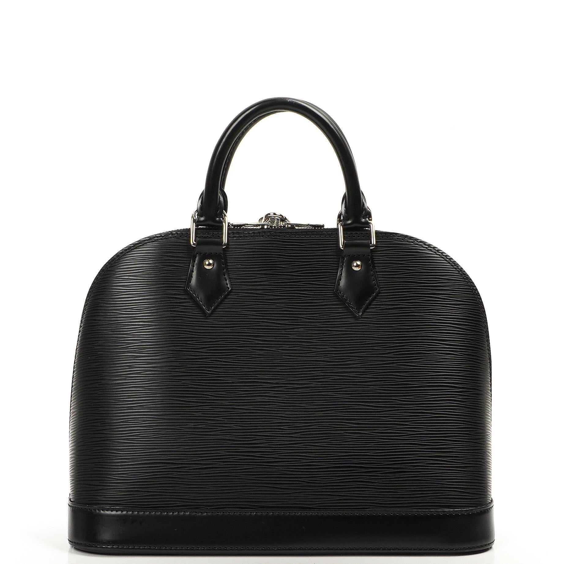 Louis Vuitton Alma PM Schwarze EPI Leder Tasche