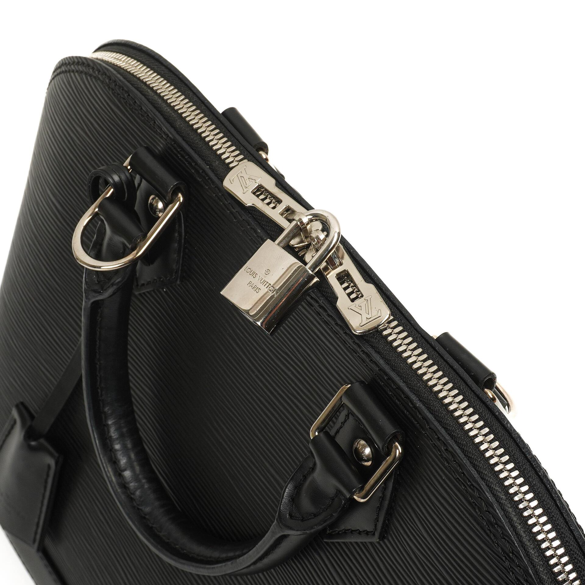 Louis Vuitton Alma PM Schwarze EPI Leder Tasche