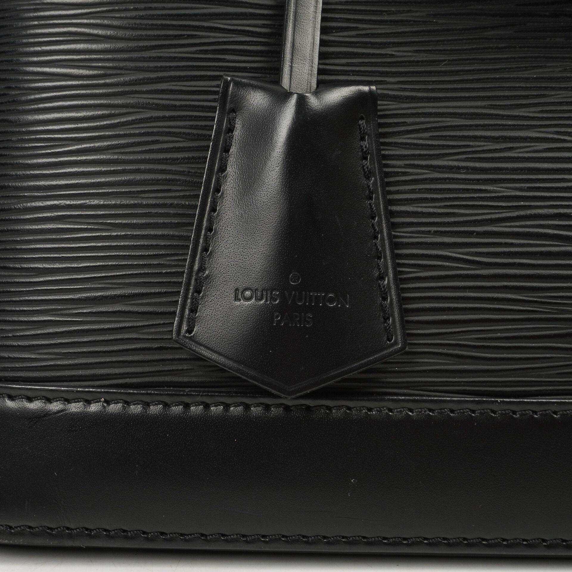 Louis Vuitton Alma PM Schwarze EPI Leder Tasche
