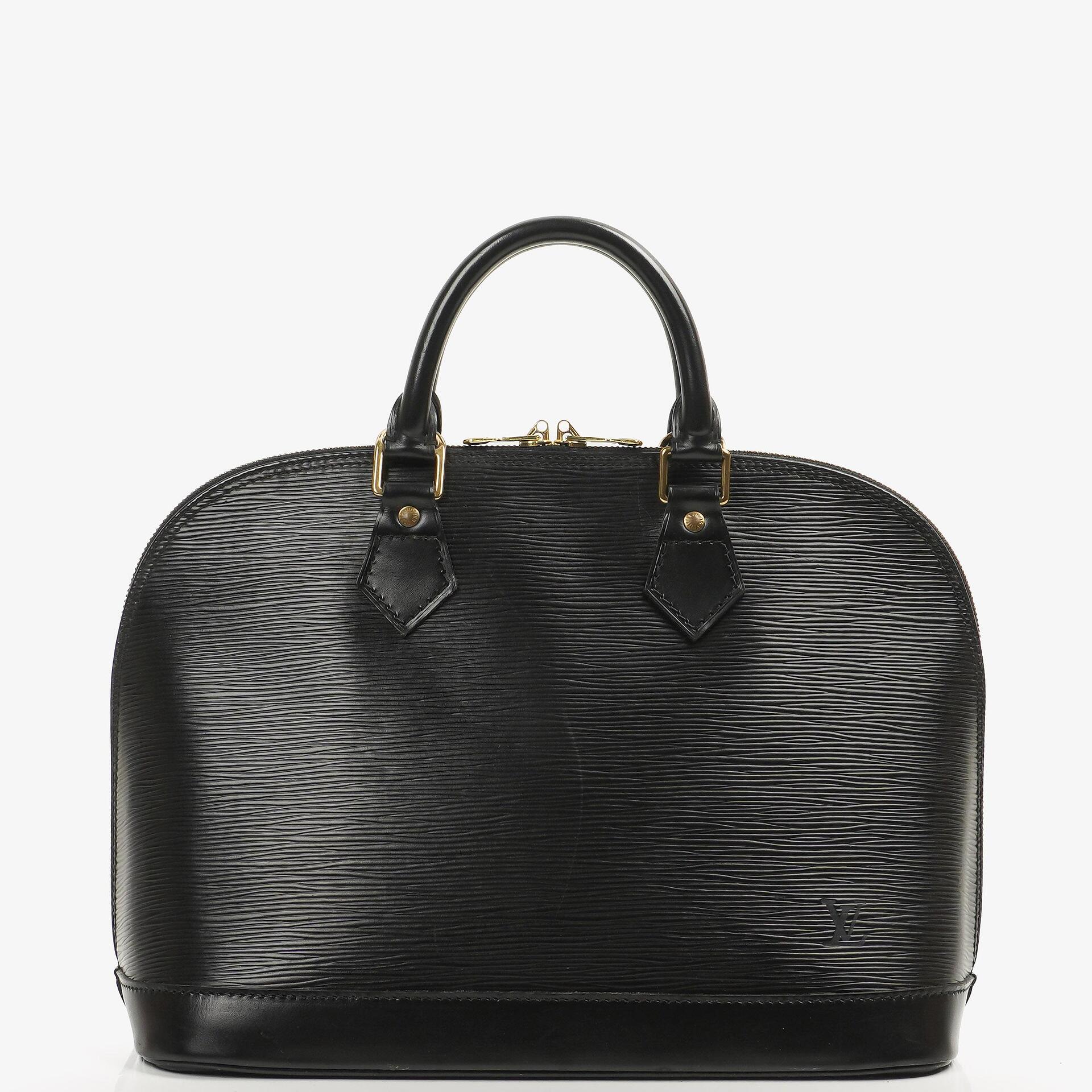 Louis Vuitton Alma PM Schwarze EPI Leder Tasche