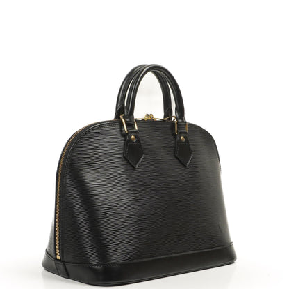 Louis Vuitton Alma PM Schwarze EPI Leder Tasche