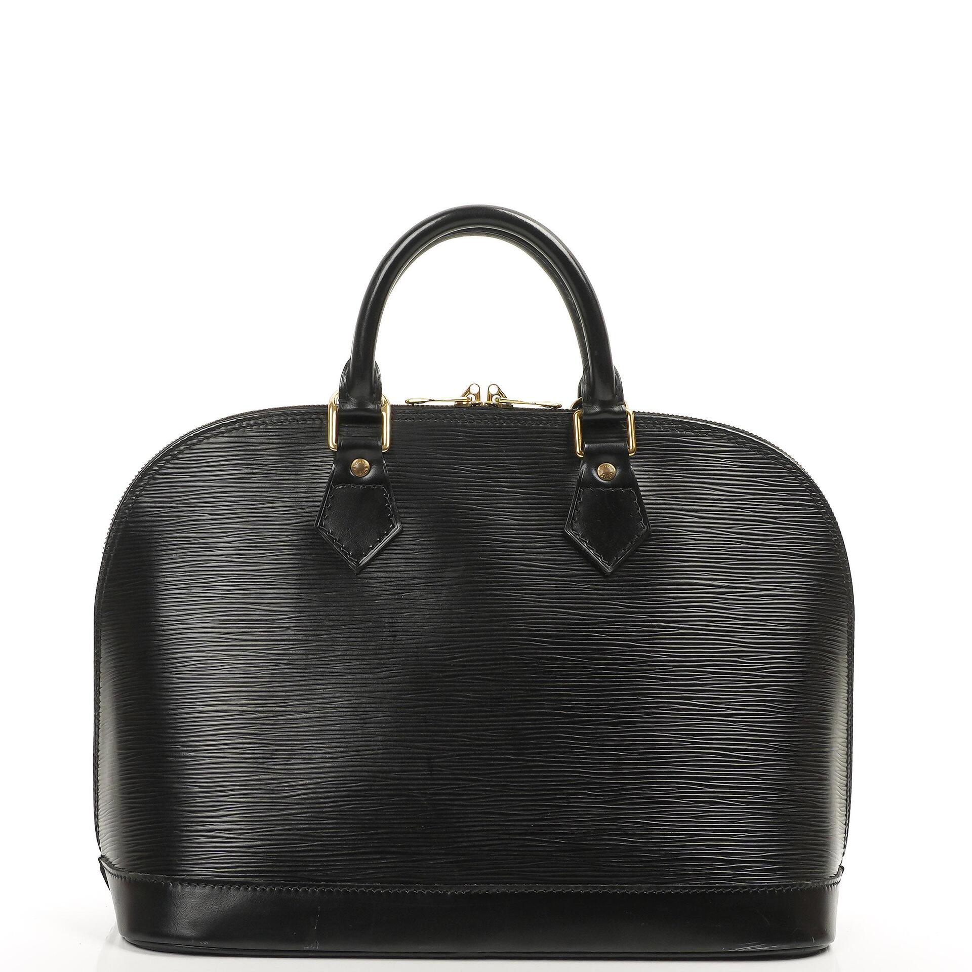 Louis Vuitton Alma PM Schwarze EPI Leder Tasche