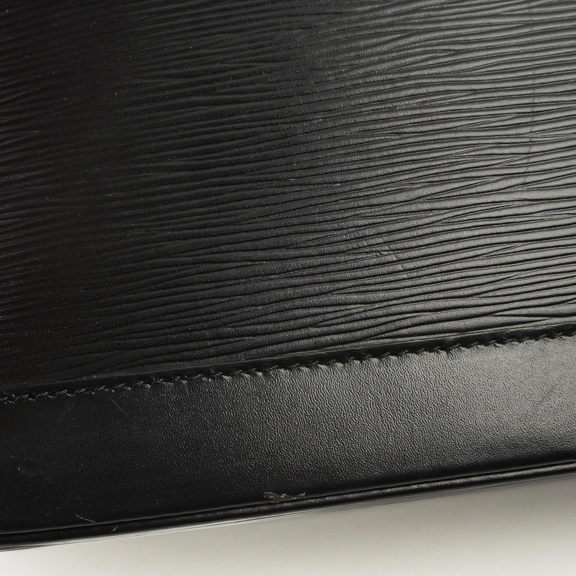 Louis Vuitton Alma PM Schwarze EPI Leder Tasche