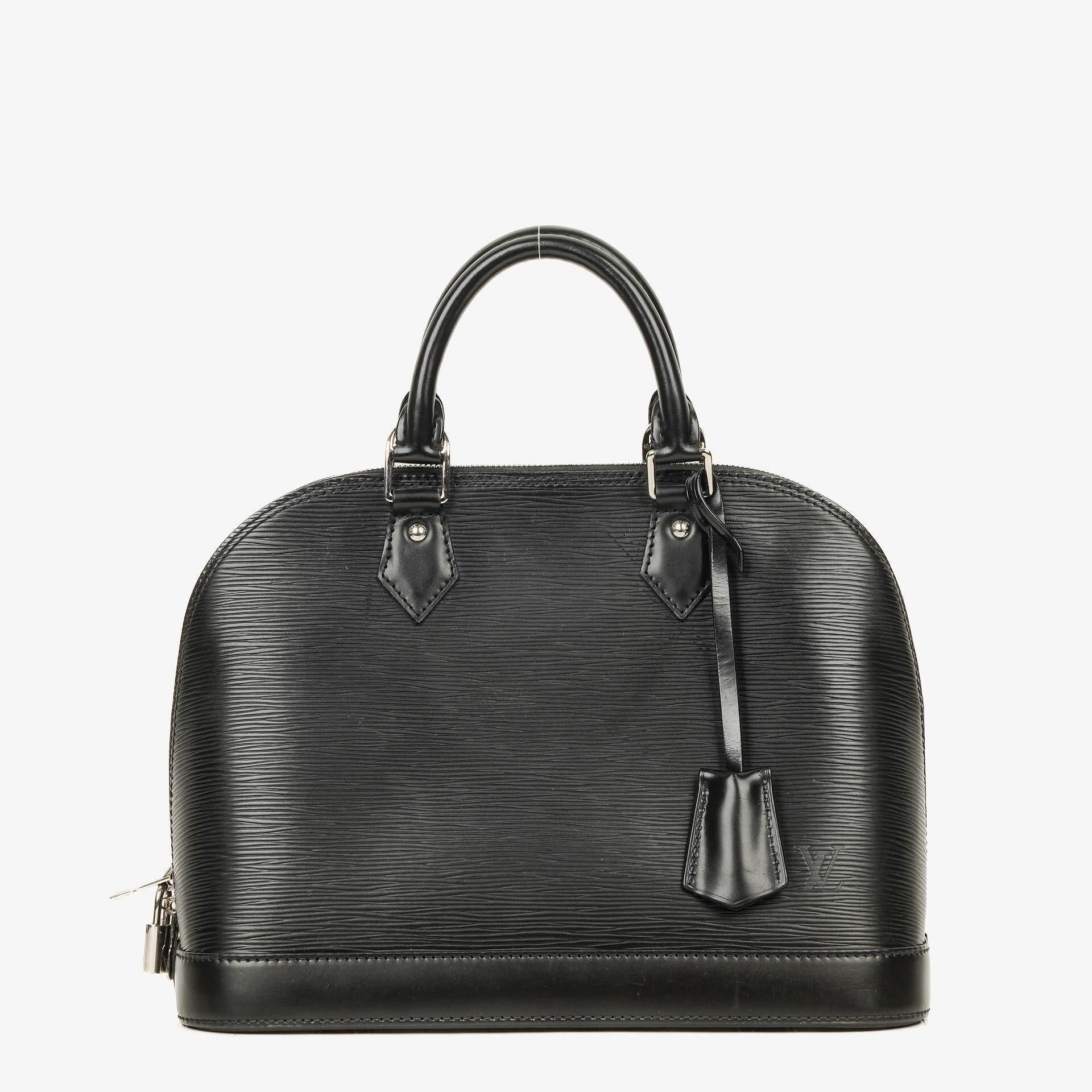 Louis Vuitton Alma PM Handtasche aus schwarzem Epi-Leder