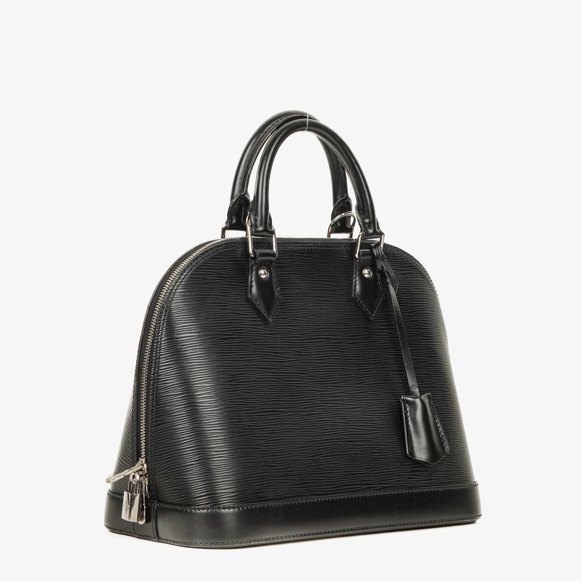 Louis Vuitton Alma PM Handtasche aus schwarzem Epi-Leder