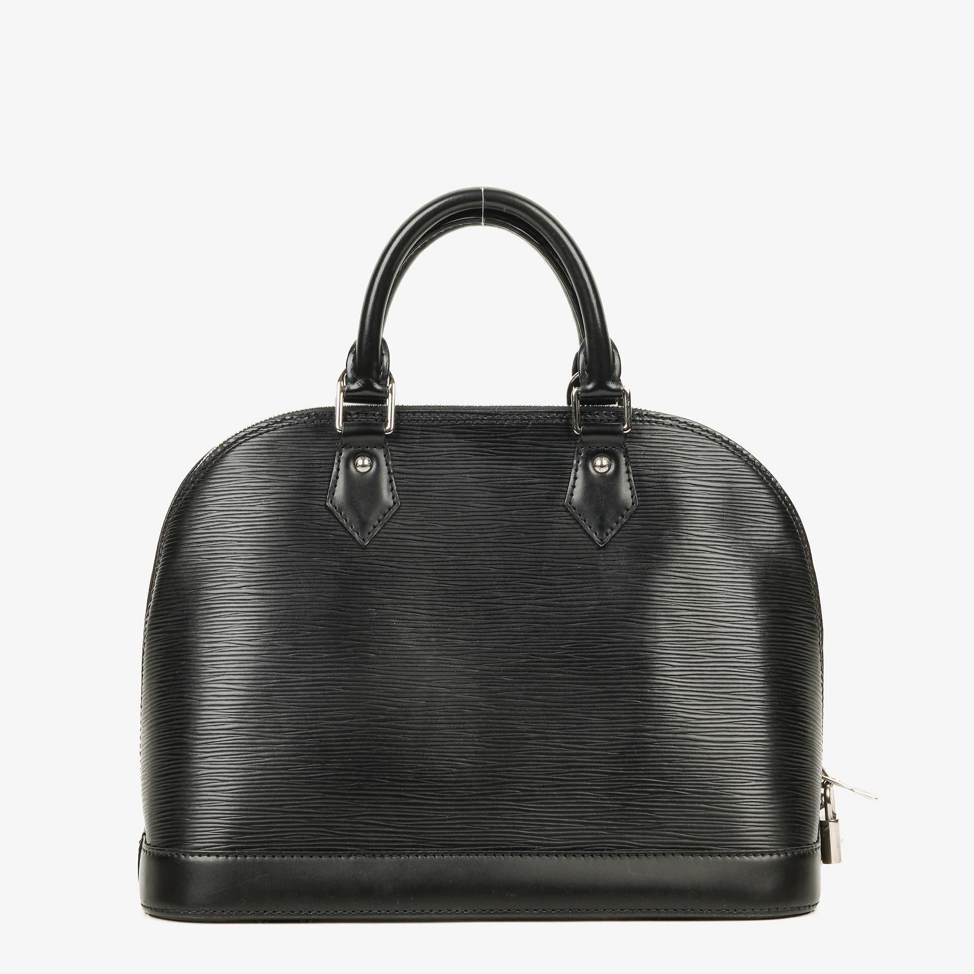 Louis Vuitton Alma PM Handtasche aus schwarzem Epi-Leder
