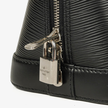 Louis Vuitton Alma PM Handtasche aus schwarzem Epi-Leder