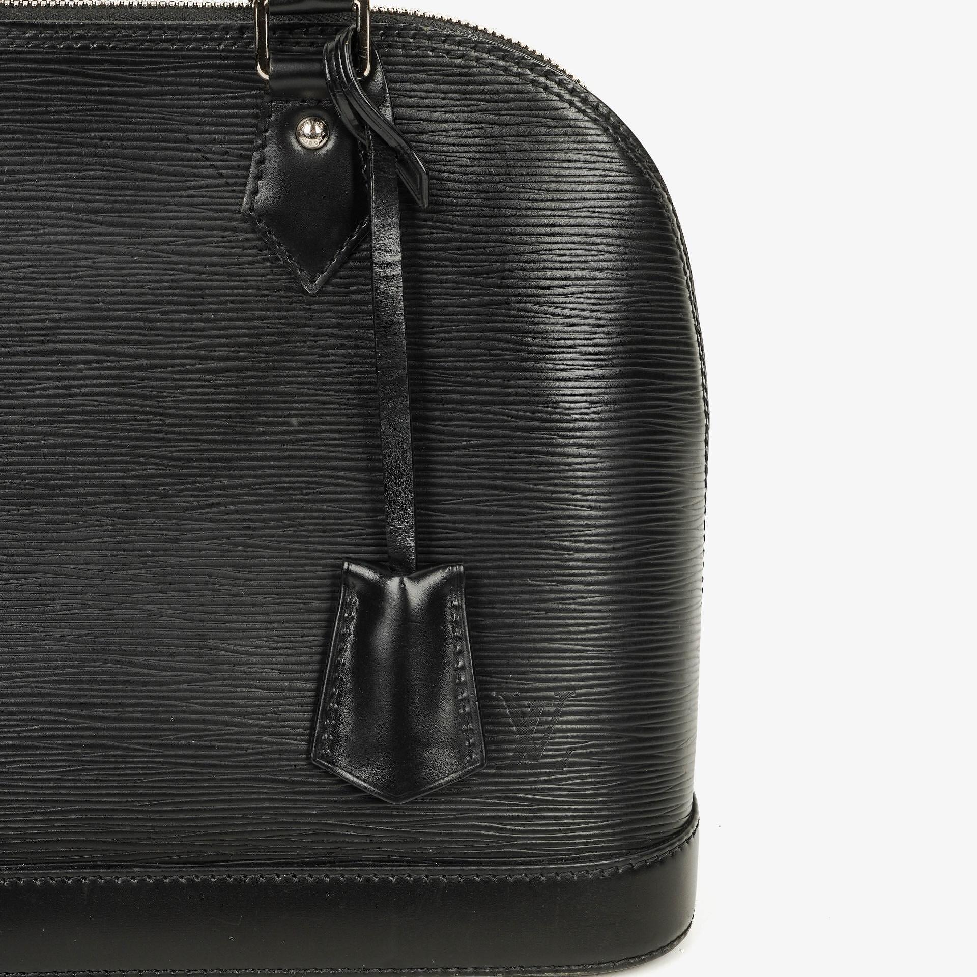 Louis Vuitton Alma PM Handtasche aus schwarzem Epi-Leder