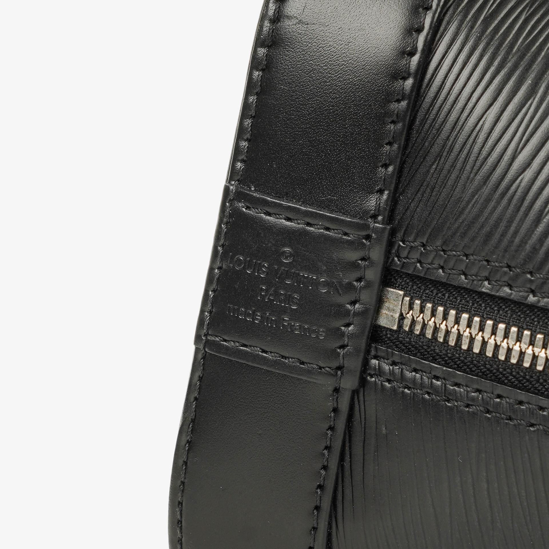 Louis Vuitton Alma PM Handtasche aus schwarzem Epi-Leder