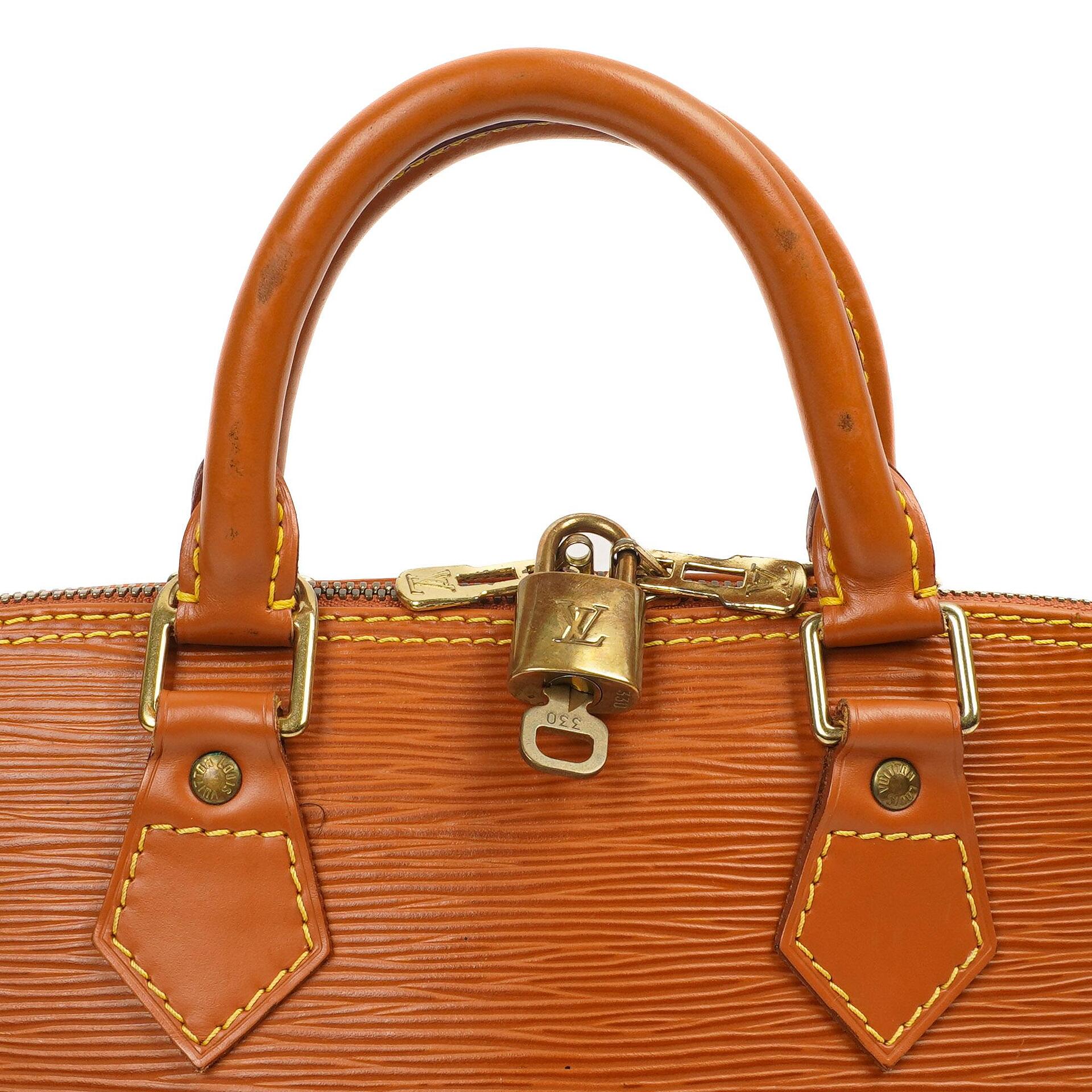 Louis Vuitton Alma PM Cognac EPI Leder Tasche