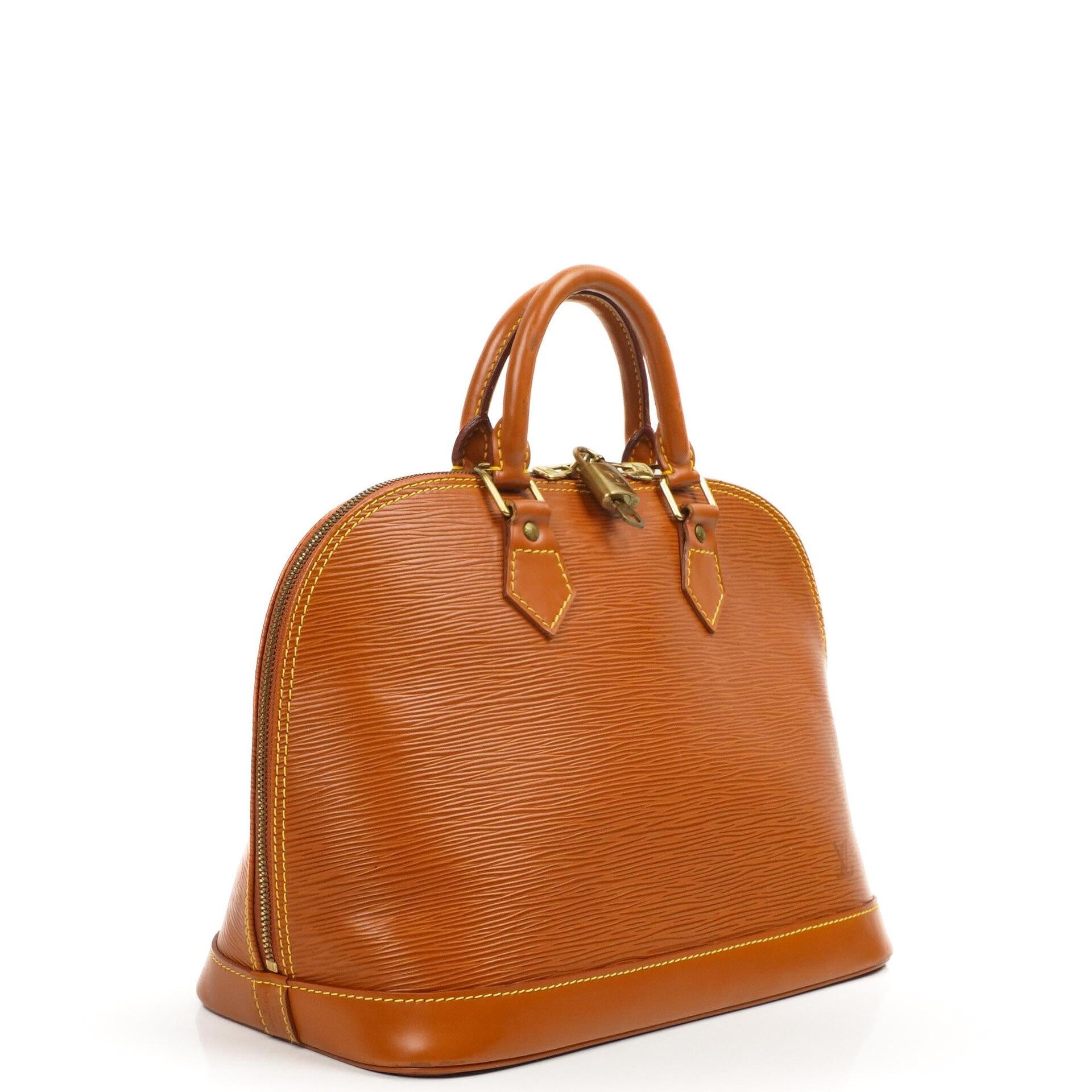 Louis Vuitton Alma PM Cognac EPI Leder Tasche
