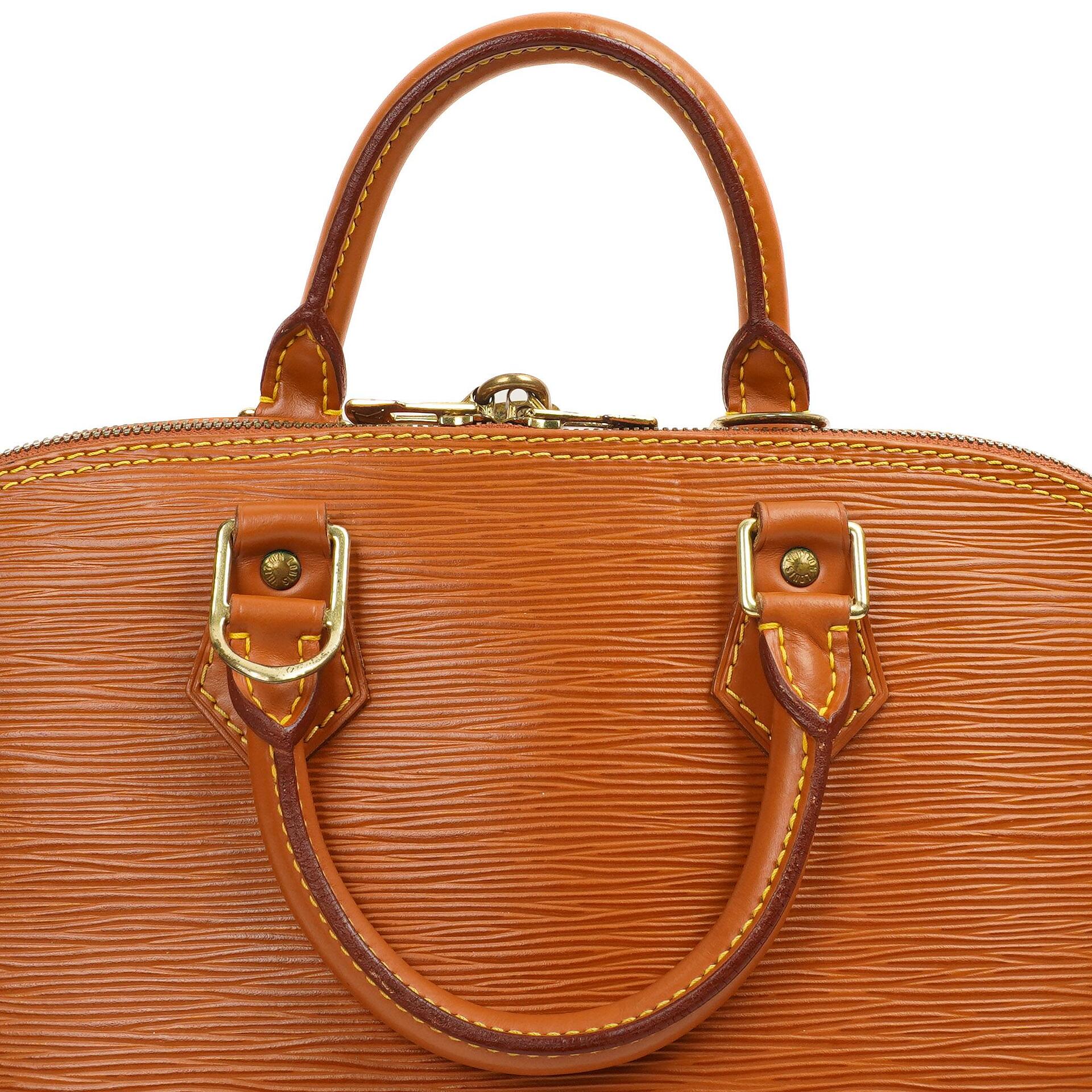 Louis Vuitton Alma PM Cognac EPI Leder Tasche