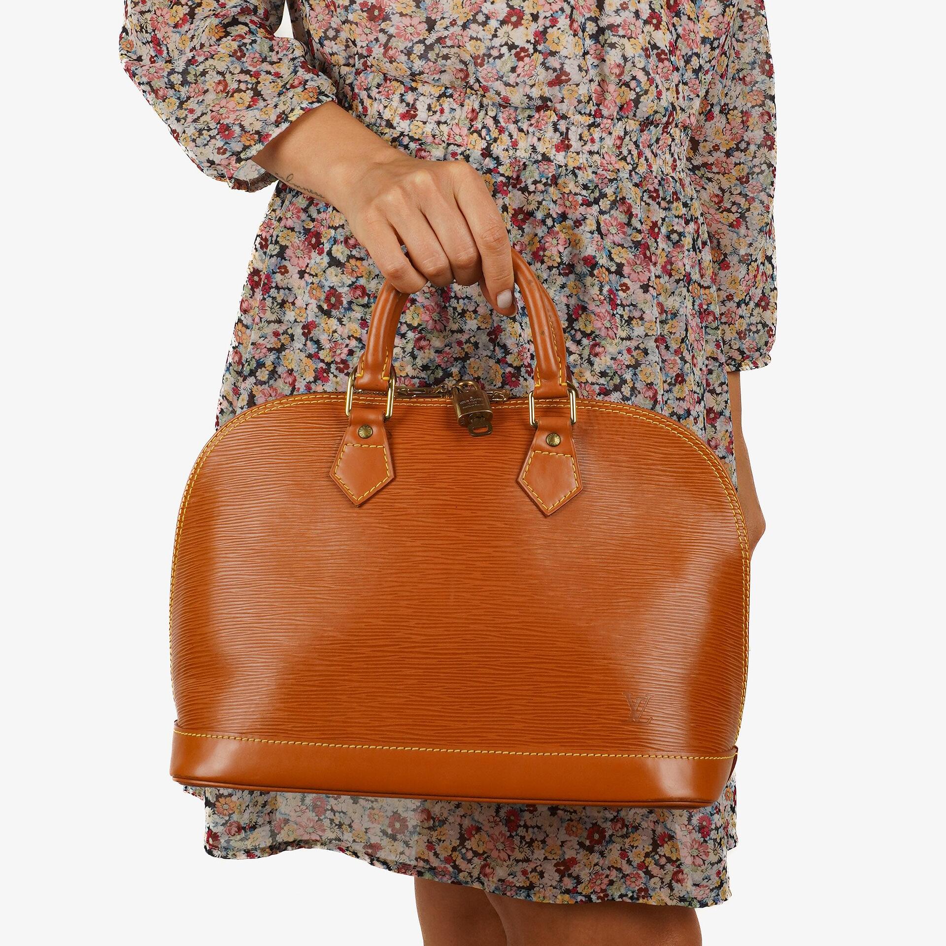 Louis Vuitton Alma PM Cognac EPI Leder Tasche
