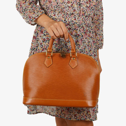 Louis Vuitton Alma PM Cognac EPI Leder Tasche