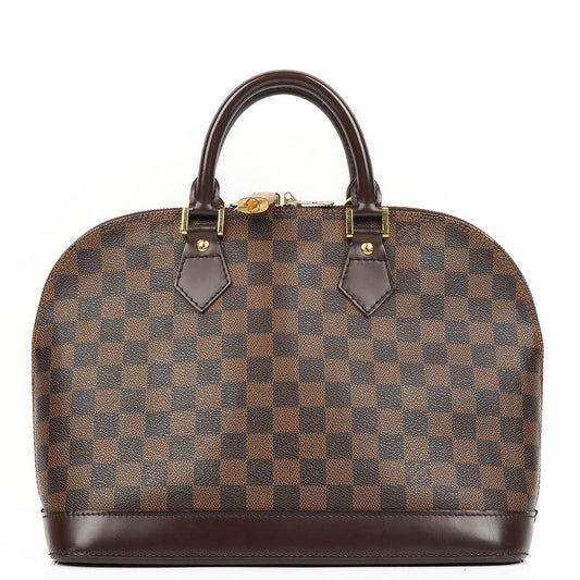 Louis Vuitton Alma PM Handtasche aus Damier Ebene Canvas