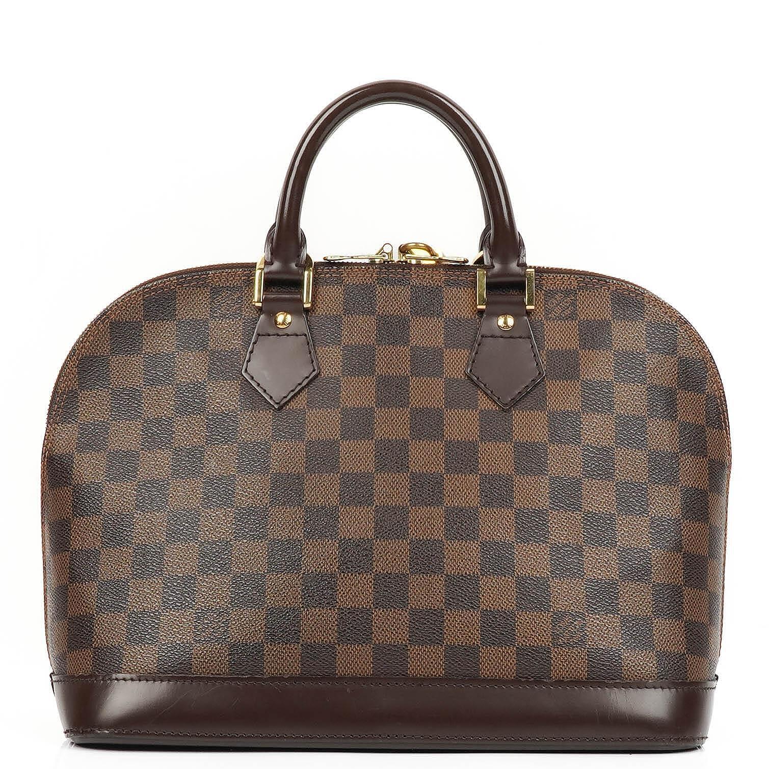 Louis Vuitton Alma PM Handtasche aus Damier Ebene Canvas