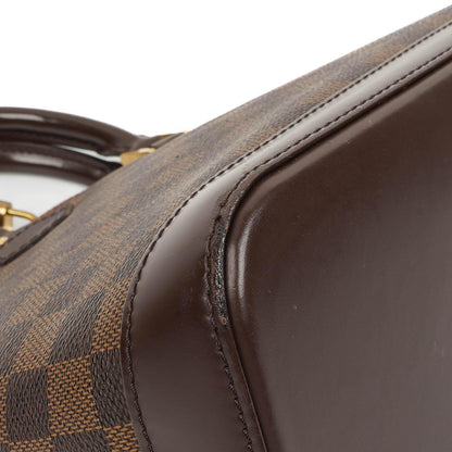 Louis Vuitton Alma PM Handtasche aus Damier Ebene Canvas